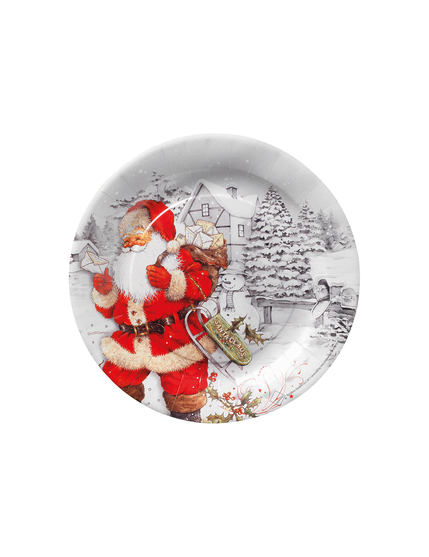 Assiette plate flocon Enchanté vendue par 4 Décoration Interior's :