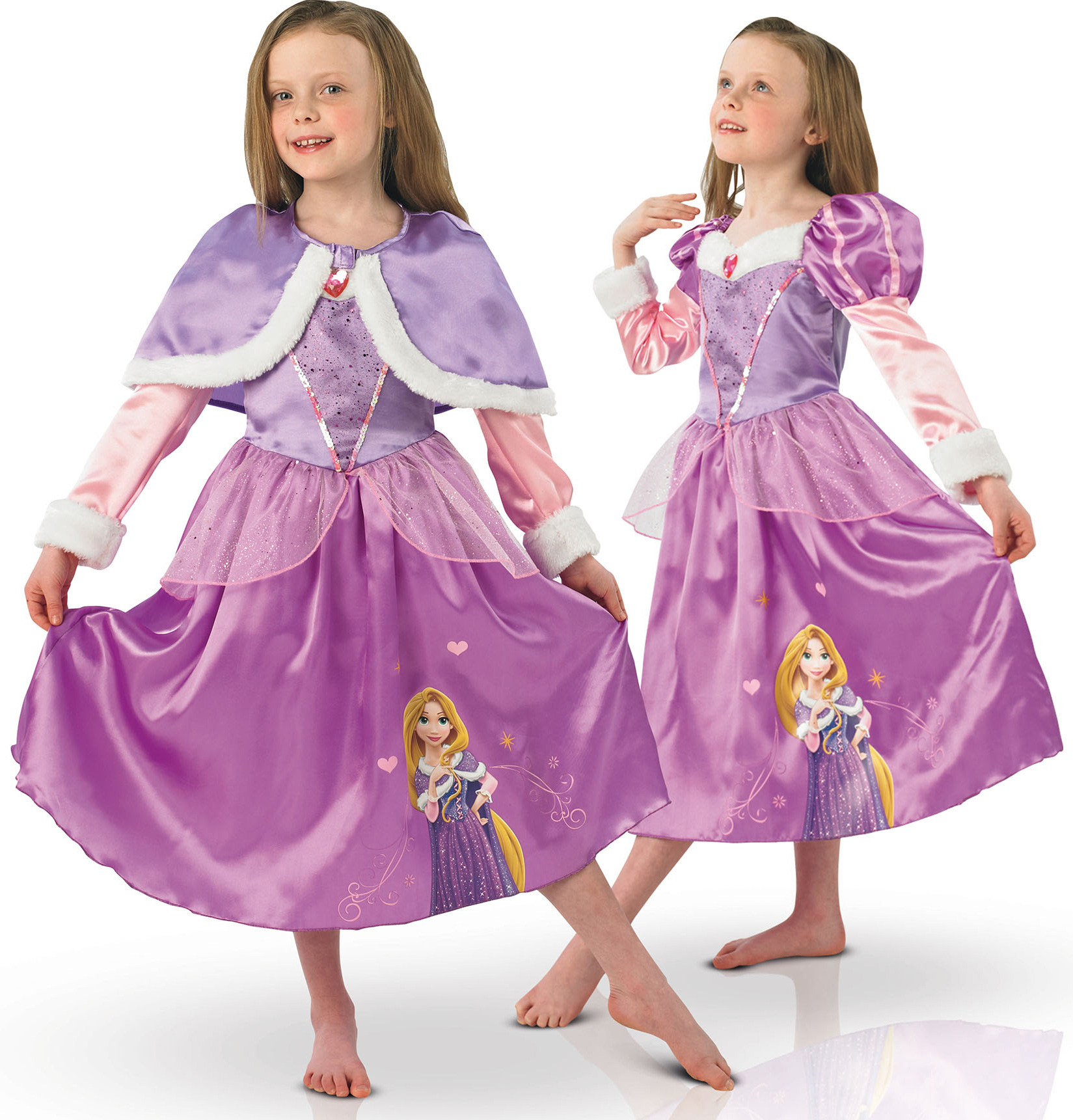 Carnaval Deguisement Fille Raiponce Robe De Princesse Kosplay