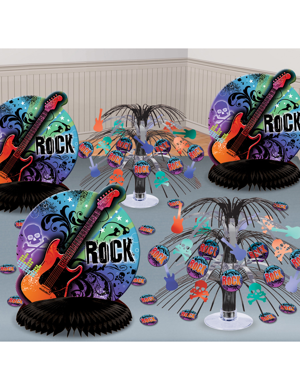 Kit décorations de table rock
