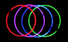 Lot de 50 colliers lumineux